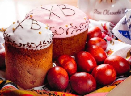 Miért sütemény piros tojás húsvét attribútumok, ortodox élet