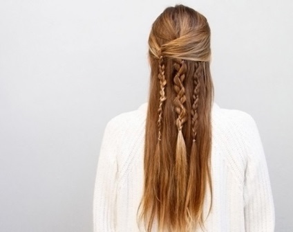 Lépcsőzetes fotoinstruktsiya frizurák a hosszú haj