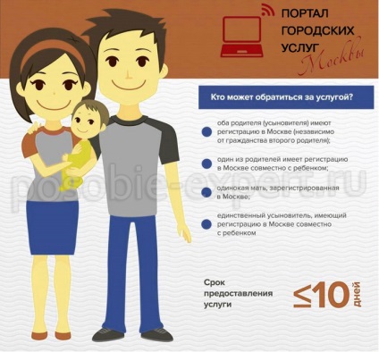 Előnyök a gyermekek számára Moszkvában, szövetségi város és Luzskov kifizetések 2017-ben, a szükséges