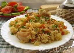 Rizottó sajt - főzés recept fotó (rizottó sajttal recept) Rizottó sajttal - főzés recept egy fotó