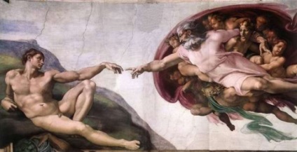 A festmény a Sixtus-kápolna - Michelangelo remekműve (remekmű) A festmény a Sixtus-kápolna - Michelangelo remekműve