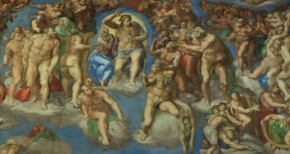 A festmény a Sixtus-kápolna - Michelangelo remekműve