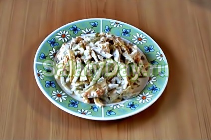 Saláta sertéshús - a recept minden alkalomra fotókkal és videó