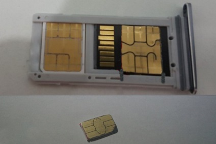 SIM-kártya és USB flash meghajtó egy nyílásba android
