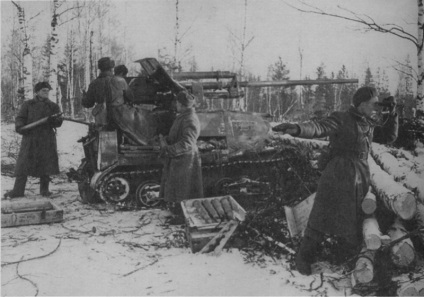 Szovjet tank az úton „tájfun” Hadtörténeti Portál