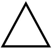 Versek a háromszög (háromszög) Versek mintegy Triangle
