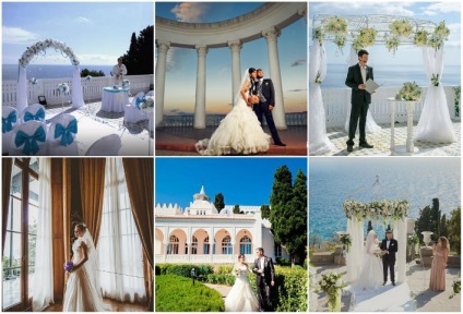 Az esküvő a Krímben, a választott helyszín, költség, fotó és videó