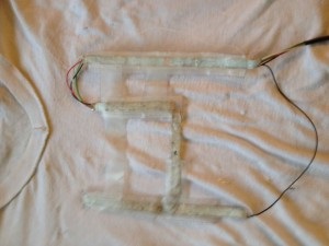 Ragyogó LED póló kezével (világító) Ragyogó LED póló kezével