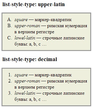list-style tulajdonság listák clearance (tulajdon) list-style tulajdonság regisztrációs listákat