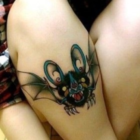 Tattoo denevér értelmében - a szó egy szimbólum, a lányok és fiúk