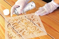 Stencil élelmiszer saját kezűleg a termelés, alkalmazási technikák (fotó)