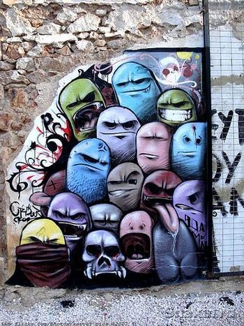 Street art - egy olyan világban, graffiti (art) Street art - egy olyan világban, graffiti