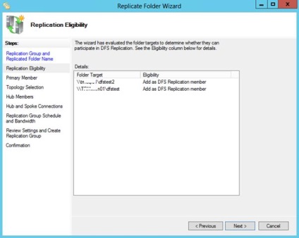 Telepítése és konfigurálása replikáció DFS és fájlok a Windows Server 2012, Windows rendszerű