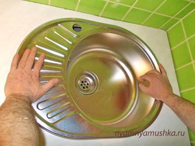 Telepítése mosogató egy mesterkurzus