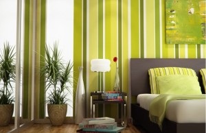 Zöld tapéta a nappaliban - képek és tippek