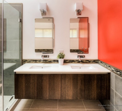 25 ötletek design fürdÅszoba design narancssárga fotók