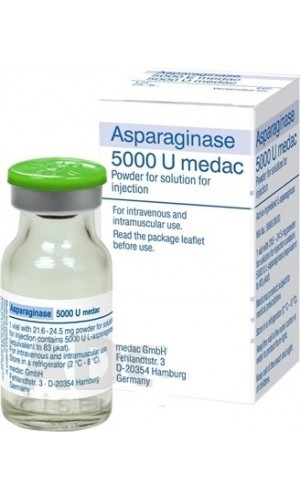 Asparaginase jelzések, a használati utasítást, ár, mellékhatások, analógok