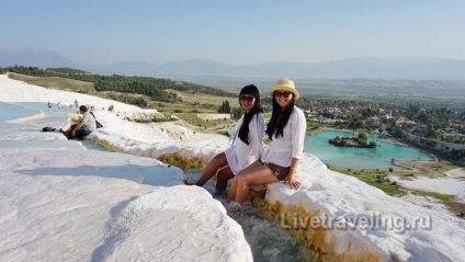 A hófehér Pamukkale és az ősi város Hierapolis - látni kell Törökország - élőben utaznak (Pamukkale) A hófehér Pamukkale és az ősi város Hierapolis - látni kell Törökország - élőben utazás