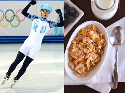 Mit híres sportolók körülbelül a táplálkozás, étrend a világ minden tájáról