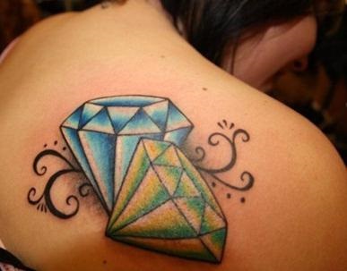 Mit jelent a tetoválás „gyémánt”