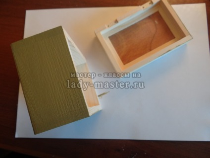 Decoupage doboz rizspapír, a mester - osztály fotók, lépésről lépésre