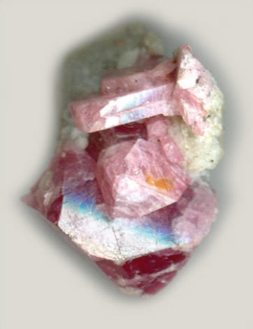 Twin kristály növés ásványok, a páros és pólók