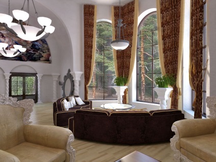 Photo szoba öböl ablak belsőépítészet és elrendezése lehetőséget