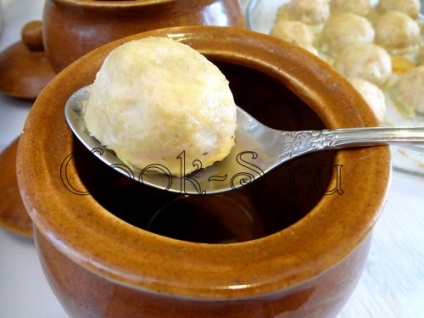 Húsgombóc a pot - egy lépésről lépésre recept fotók, különböző (húsgombóc a pot) Húsgombócokat a bankban - lépésről lépésre recept fotókkal, különböző