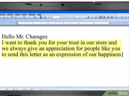 Hogyan írjunk egy köszönöm levelet a kliens