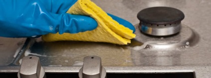 Hogyan tisztítsa meg a rendetlenség a konyhában ötletek, szabályok tisztaságát, e indítani a tisztítást, mint asztali és mosás