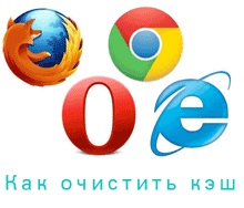 Hogyan törölhetem a böngésző cache Opera, Mozilla, Chrome, Internet Explorer