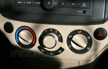 Hogyan lehet kikapcsolni a légkondicionálót kénytelen funkciót a Chevrolet Aveo, az autós előnyök
