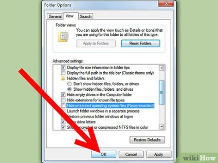Hogyan kell megnyitni a rejtett mappák a Windows 7
