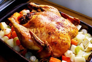 Főzni Sült csirke - szól az élelmiszer és annak előkészítése