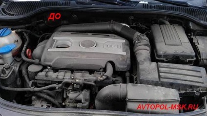 Hogyan mossa a motortérben az Octavia A5 - motor mosás szabályok