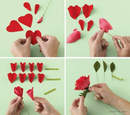 Hogyan készítsünk egy rózsa papírból kezeddel könnyen és fokozatosan áramkör videó