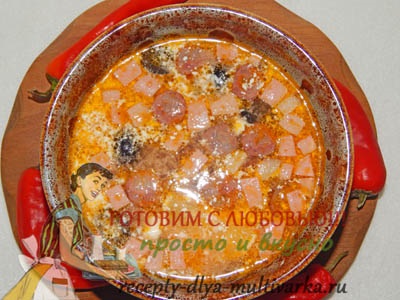 Hogyan kell főzni a levest szoljánka multivarka Redmond, Polaris recept