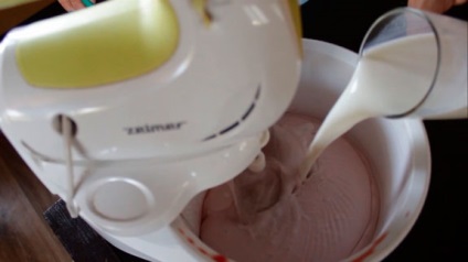 Eper és őszibarack fagylalt torta receptje lépésről lépésre fotó-video