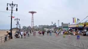 Coney Island (Coney Island), New York - Az épületek, az amerikai város