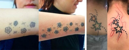 Javítás tetoválás művészet a hibák kijavítására