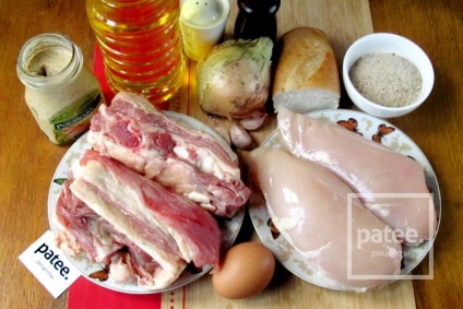 Szelet csirkemellből és marhahús - recept fotókkal - patee