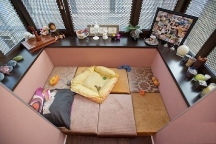 Ágyak erkélyén fotók, ötletek otthoni