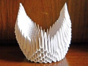 Swan origami lépésről lépésre fotó és videó műhelyek