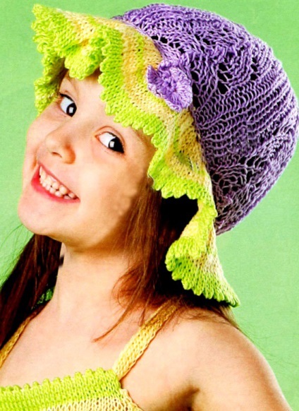 Nyári kalapok lányoknak rendszerek küllők és leírás - 8 modell