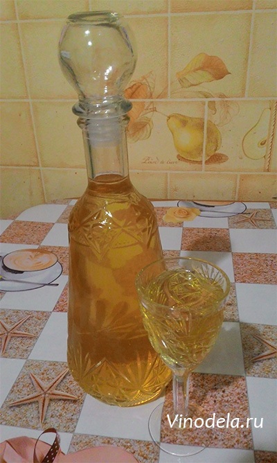 Limoncello recept vodka otthon fotó