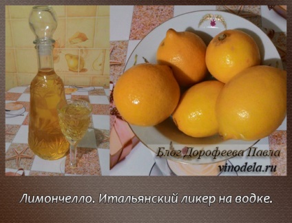 Limoncello recept vodka otthon fotó
