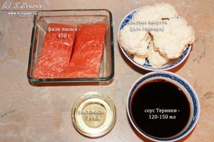 Lazac teriyaki, japán étel receptek fényképpel (japán konyha receptek fotókkal) Lazac teriyaki, japán étel receptek képekkel
