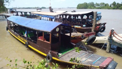 Muddy waters, a Mekong, a blog független utazási (hajó keskeny karját a Mekong) Muddy waters, a Mekong, a blog független utazási