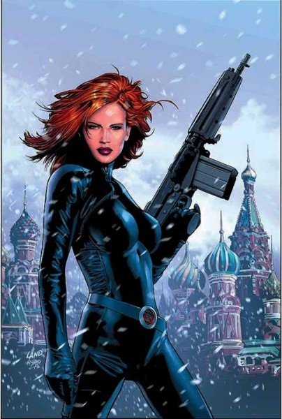 Natasha Romanova - fekete özvegy - az képregények Marvel