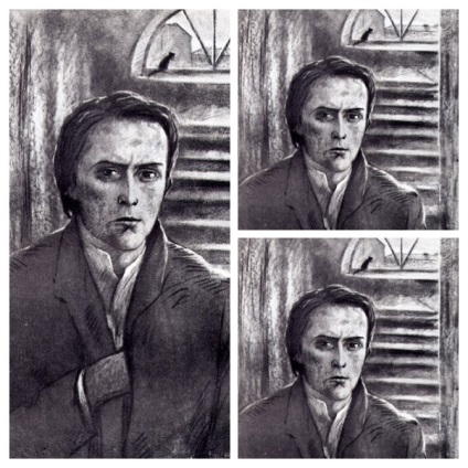 A kép Rodion Raszkolnyikov a regény Bűn és bűnhődés, fizikai leírását és jellegét,